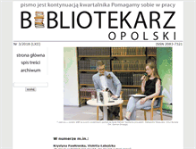 Tablet Screenshot of bibliotekarzopolski.pl